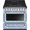 Smeg - Kuchnia Wolnost., 90cm, Victoria, D&G Victoria TR90DGME9 Mediterraneo.