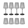 Zestaw kieliszków Trebonn SplitGlass Easy, 4 przezroczyste czasze 550 ml i 4 nóżki