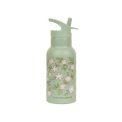 Kubek ze słomką dla dzieci Blossoms Sage 350 ml - A Little Lovely Company