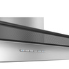 Okap przyścienny Smeg KBT600VE w kształcie litery T, 60 cm, stal i szkło