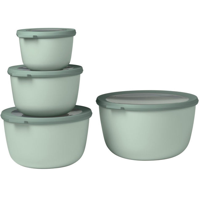 Zestaw 4 Misek Cirqula Okrągła 500 1000 2000 3000 Ml Nordic Jade 106233094700