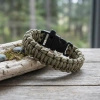 Bransoletka Survivalowa Paracord z Gwizdkiem Desert Camo 22 cm