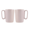 Dwa kubki ceramiczne z uszkiem 250 ml Fuori rożowe 30008 - Vialli Design