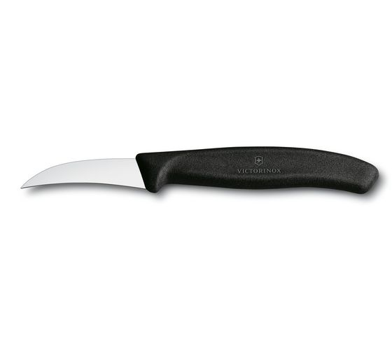 Nóż do obierania Victorinox Swiss Classic 6.7503, zakrzywione ostrze 6 cm, czarny