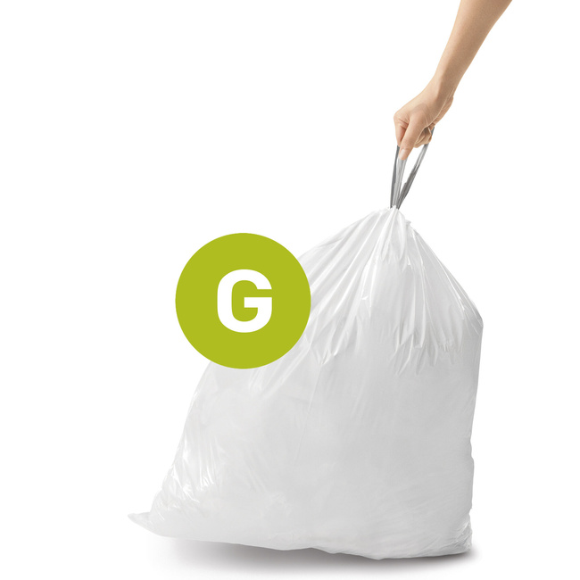 Worki na śmieci Simplehuman Custom Fit kod G, 30 l, 100 szt. (5 × 20)