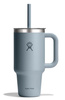 Kubek termiczny Hydro Flask 32 oz Travel Tumbler ze słomką i uchwytem, Shale Grey