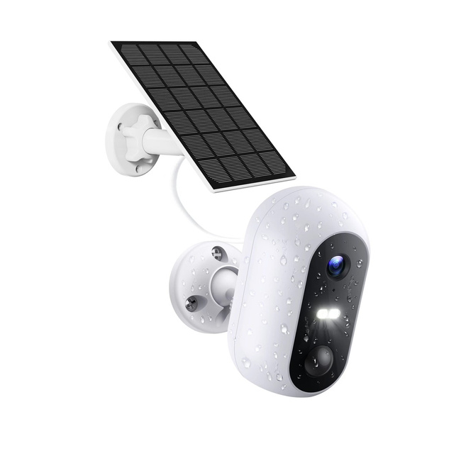 Extralink Smart Life Solaeye - Kamera Zewnętrzna z Panelem Solarnym - Bezprzewodowa, Full HD 1080p, Wi-Fi, Akumulator 5200mAh, IP54