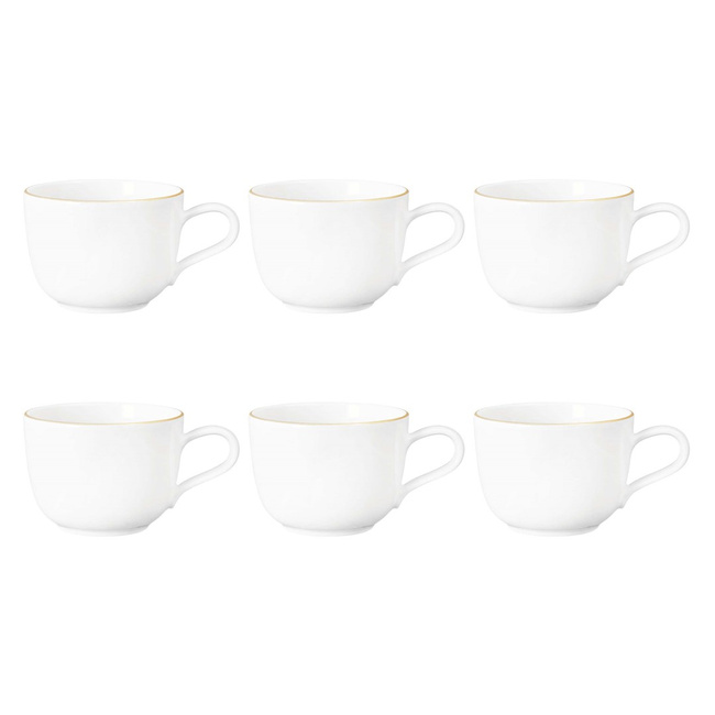 Liberty Goldline Zestaw 6 Filiżanek Do Kawy 260 Ml - Seltmann Weiden