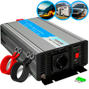 Przetwornica napięcia Extralink OPIP-1000W, czysty sinus, 12 V na 230 V, 1000 W