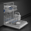 Smeg - Zmywarka do naczyń, 60 cm UNIVERSAL STL281DS (panel sterowania) - Srebrny