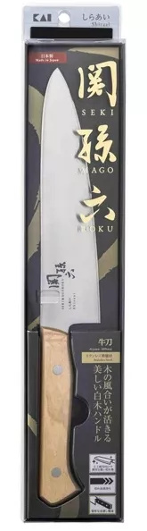 Nóż szefa kuchni KAI Seki Magoroku Shiraai AB5483, 18 cm, stal AUS-8