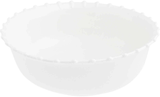 Salaterka porcelanowa 25 cm biały Romeo La Porcellana Bianca elegancka funkcjonalna z reliefowymi krawędziami