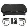 EXTRALINK Moonwalk Spinmove Platforma Wibracyjna Fitness 200W Bluetooth Gumami Oporowymi Czarna
