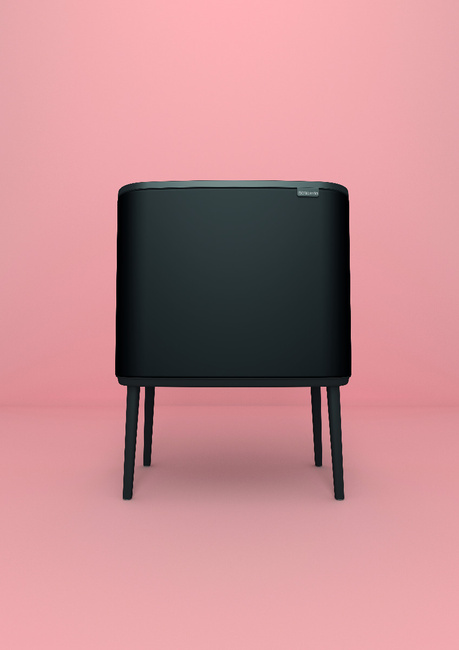 Kosz dotykowy Brabantia Bo Touch Bin 36 l, czarny matowy