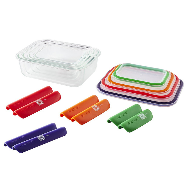 Zestaw Pojemników Szklanych Smart 4szt