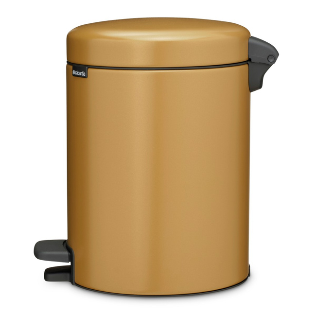 Kosz pedałowy Brabantia NewIcon 5 l, Warm Gold
