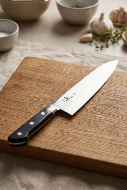 Nóż szefa kuchni Fuji Cutlery Akira Reigetsu FC-0108, 24 cm