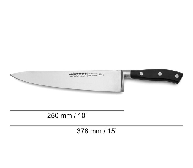 Nóż szefa kuchni 250mm Riviera - Arcos - Arcos