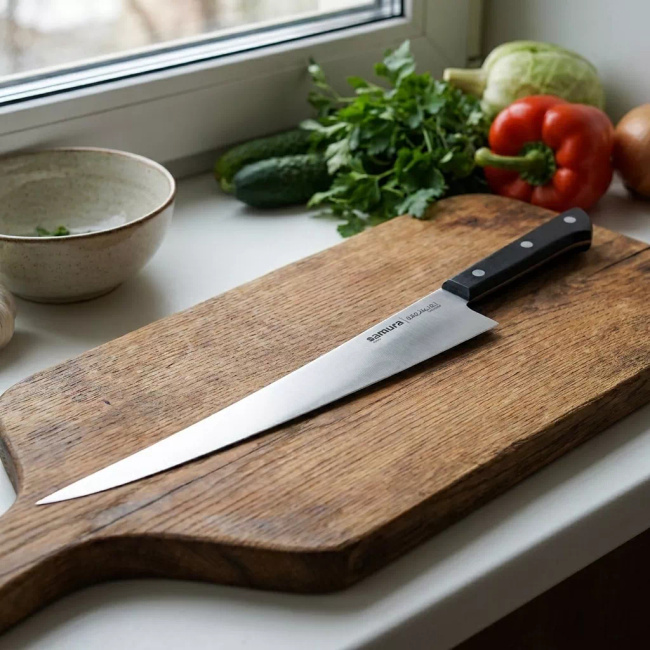 Samura Harakiri Nóż Kuchenny Slicer / Plastrownik Ostrze 29 cm