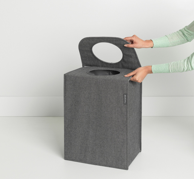 Kosze na pranie prostokątne Pepper Black - Brabantia