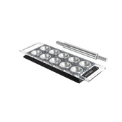 Forma do ravioli w kwadratach 5 x 5 cm x 10 szt, czarna Design line - Marcato