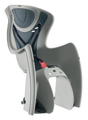 Fotelik dziecięcy OKBABY BODYGUARD RACK BABY SHIELD - Mocowany na bagażniku - kolor srebrny / ciemnoszary