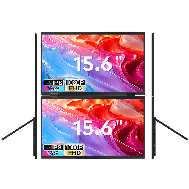 Extralink Smart Life T01 15.6" | Przenośne Monitory Do Laptopa | 2 Monitory, Ips