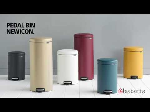 Kosz na śmieci pedałowy 20l Newicon stal poler - Brabantia