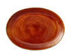 Półmisek owalny 45 x 34 cm Black/Amber - Bitz