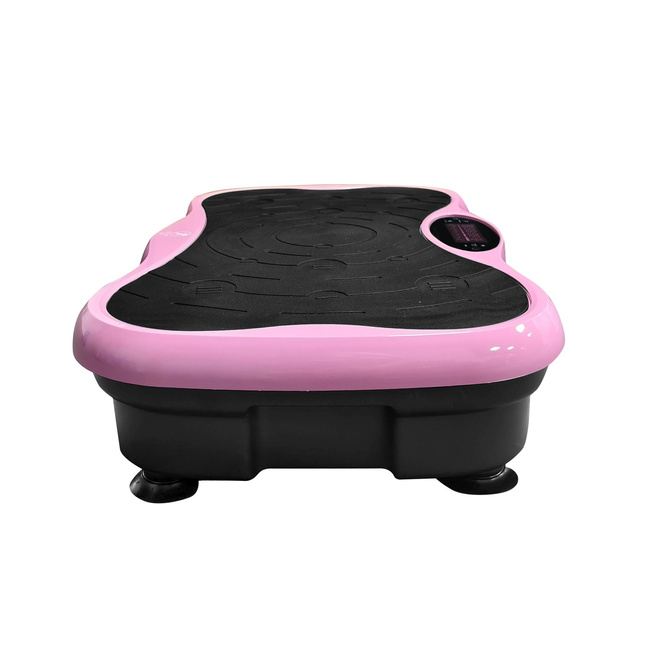 Platforma wibracyjna Extralink Moonwalk SpinMove 200 W z głośnikami Bluetooth, różowa