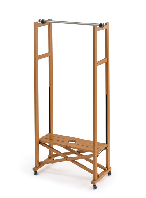 Arredamenti Elios Stojak na ubrania - 37 x 78 cm, Brązowy