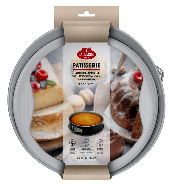 Ballarini Patisserie Klasyczna, Okrągła Forma Do Pieczenia Ciast 26 Cm