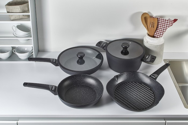 Patelnia Grillowa 28 X 28cm, Yes!, Indukcja - Moneta