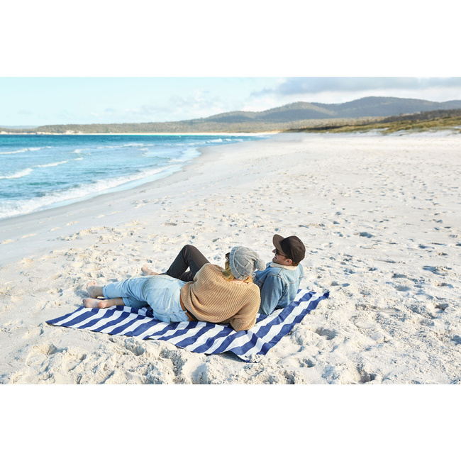 Koc piknikowy Whitsunday Blue 170 x 170 cm Dock & Bay
