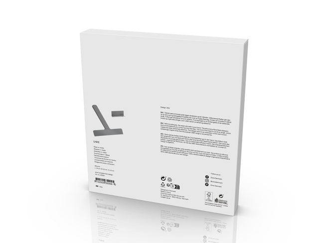 Ściągaczka Łazienkowa Z Uchwytem Ume Grey - Zone Denmark