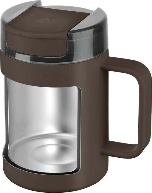 Thermo Plus Kubek termiczny z uchwytem - 380ml, brązowy - Zwilling