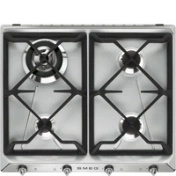 Smeg - Płyta gazowa, 60 cm, Victoria, inox Sr964xgh Victoria