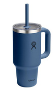Kubek podróżny Hydro Flask 32 oz Travel Tumbler, Harbor Blue, ze słomką