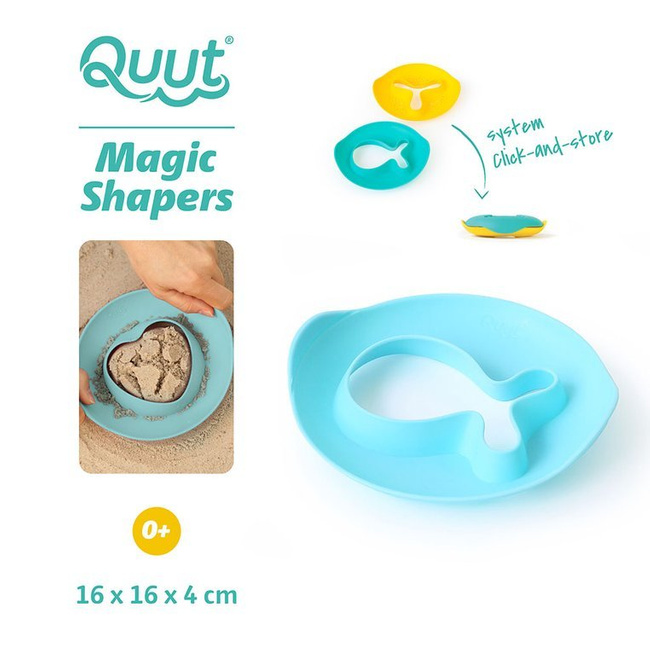 Foremka wielofunkcyjna Magic Shapers Turkusowa Rybka - Quut