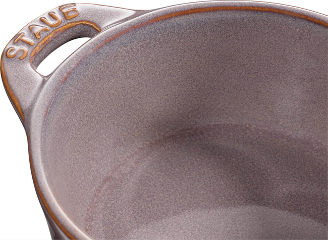 Staub Gift Giving 4x Mini Cocotte Okrągły 10 cm, Antyczny Grafitowy