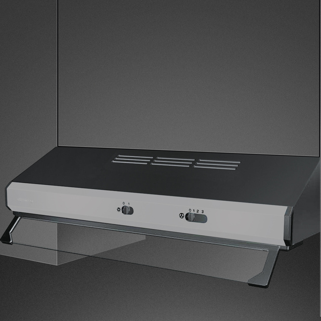 Smeg - Okap kuchenny, 60 cm KSEC61GRE3 UNIVERSAL - GREY