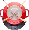 Zestaw do Fondue 16 cm, Czerwony - Staub