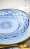 Talerze Sorrento 21 cm 4 sztuki Niebieskie 32008 - Lyngby Glas