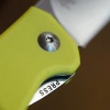 Składany nóż śniadaniowy Dellinger Easy, ostrze 11 cm, żółta rękojeść G10