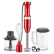 Blender ręczny z akcesoriami KitchenAid 5KHBV83EER czerwony