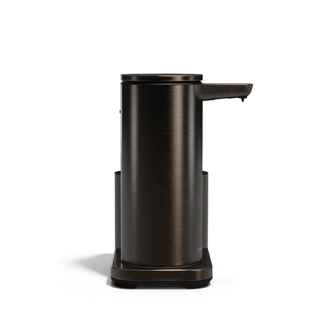 Automatyczny dozownik do mydła Simplehuman ST1107 z organizerem, 414 ml, olejowany brąz