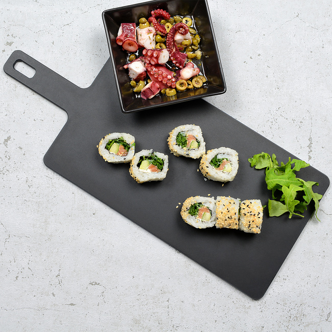 Deska do krojenia z rączką 46 cm Gourmet Handy - Jade