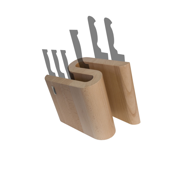 Magnetyczny Blok Na Noże Z Drewna Bukowego S - Artelegno