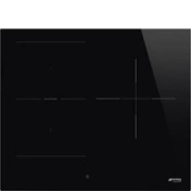 Smeg - Płyta Indukcyjna, 60 Cm, Prosta Krawędź Universal Si1M4634D Czarne Szkło
