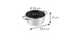 Garnek Grandchef ø 20 cm, 2,5 l - Tescoma